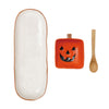 Stoneware Pumpkin Dish Set with Bamboo Spoon - Freshie & Zero Studio Shop