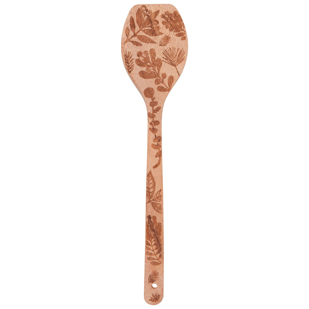 Winterberry Engraved Neem Wood Utensil Set By Danica - Freshie & Zero Studio Shop