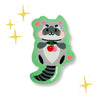 Animal Friends Sticker: Cherry Raccoon - Freshie & Zero Studio Shop