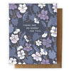 There Are No Words Violet Sympathy Card - Freshie & Zero Studio Shop