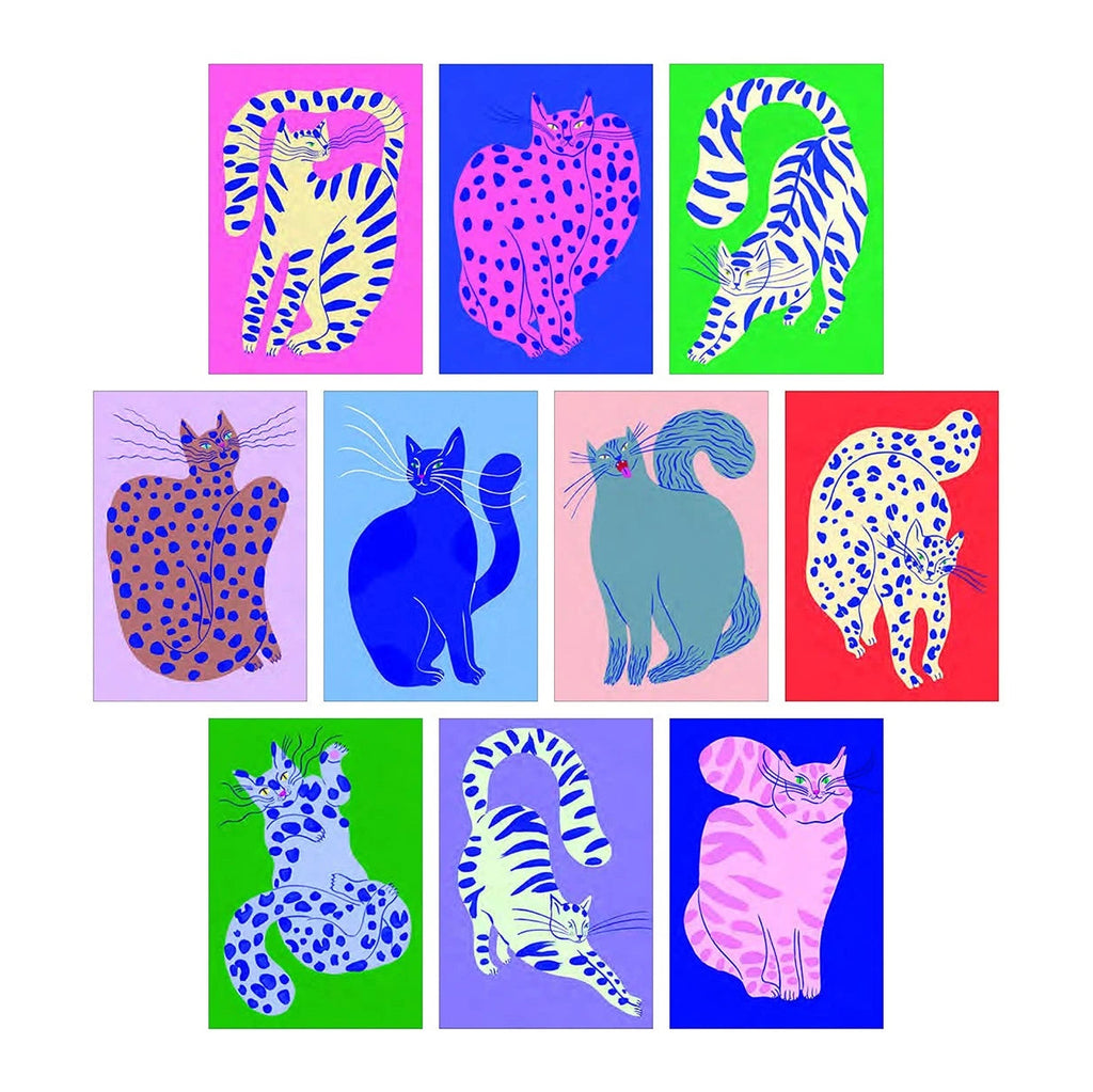 Cat Box: 100 Postcards by 10 Artists - Freshie & Zero Studio Shop