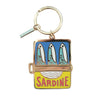 Tinned Fish Enamel Bag Charm / Keychain - Freshie & Zero Studio Shop