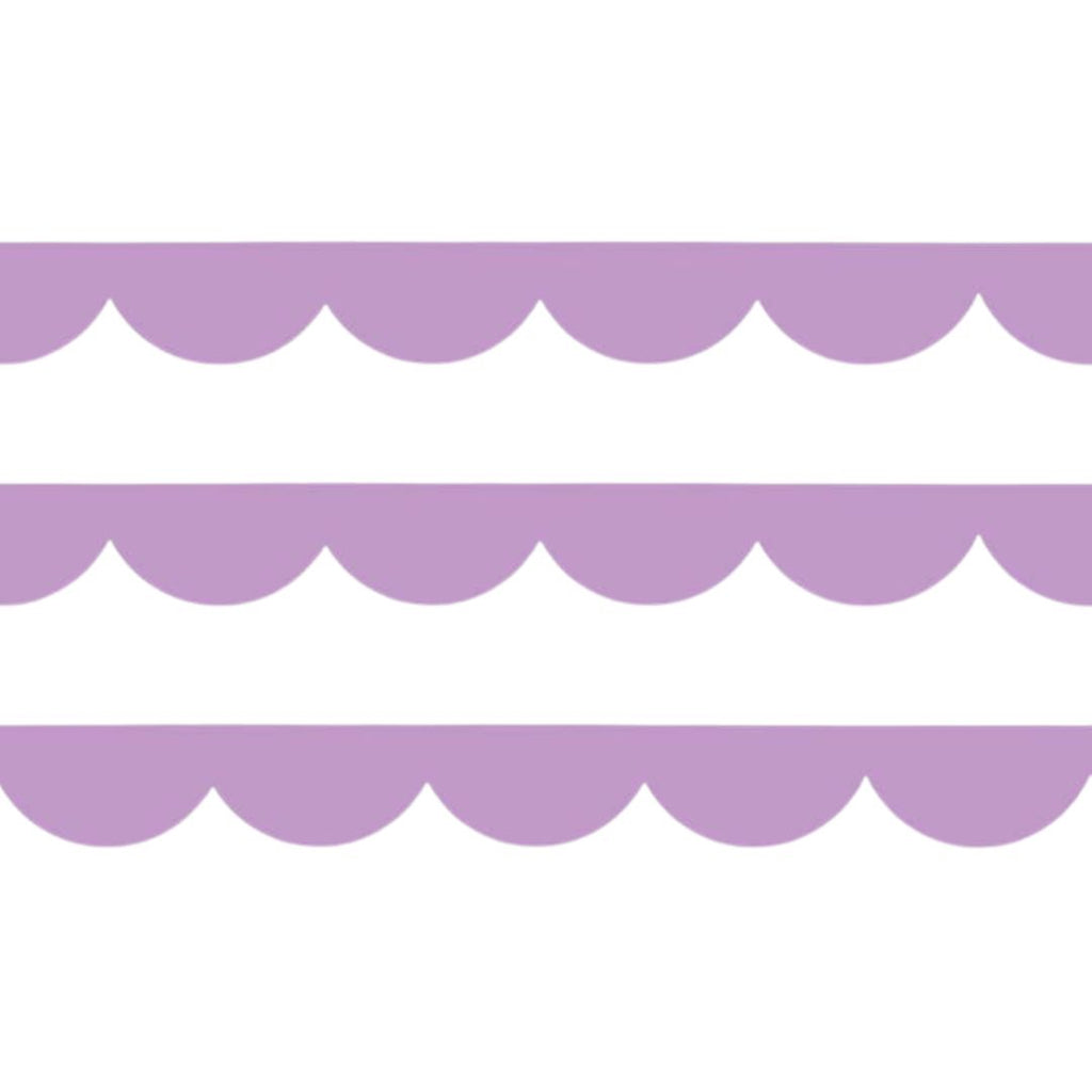 Purple Scalloped Washi Tape - Freshie & Zero Studio Shop