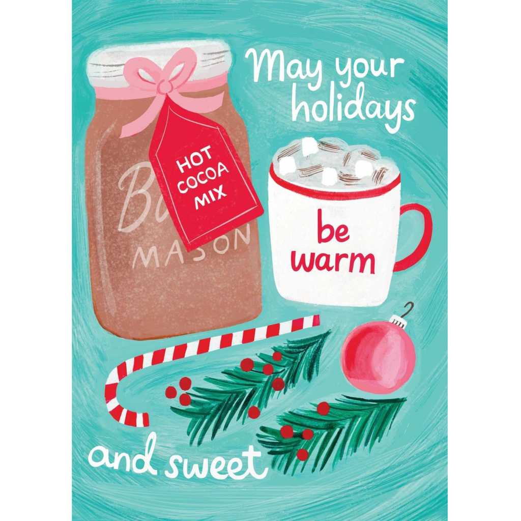 Hot Cocoa Holiday Greeting Card - Freshie & Zero Studio Shop