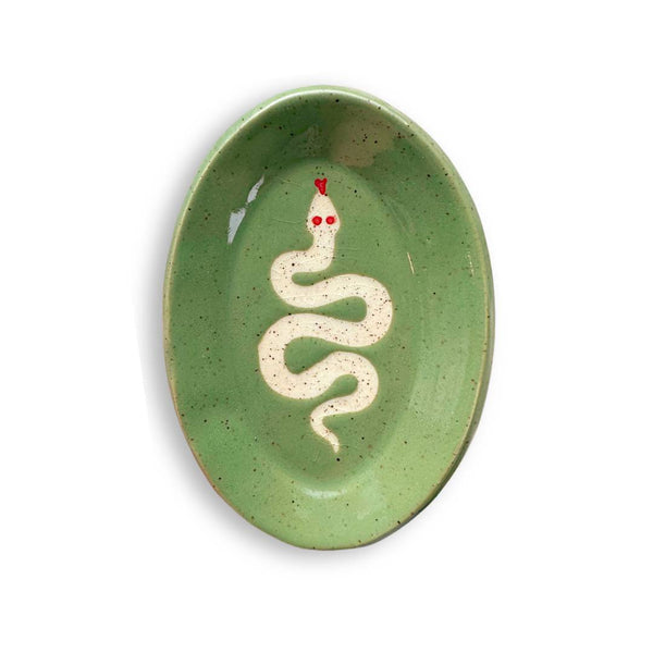 Green Snake Trinket Dish - Freshie & Zero Studio Shop