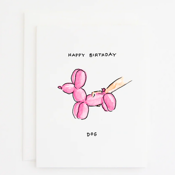 Happy Birthday, Dog Card - Freshie & Zero Studio Shop