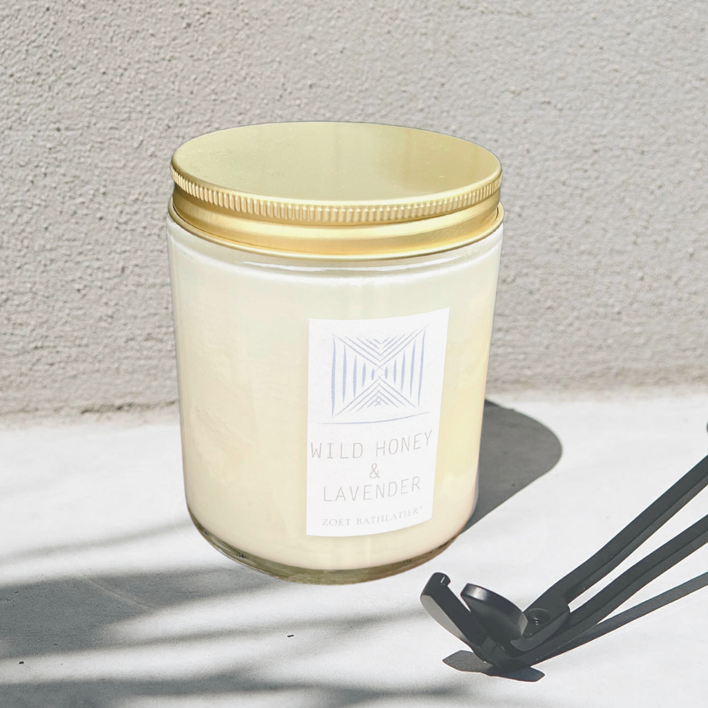 Wild Honey & Lavender Candle by Zoet Bathlatier - Freshie & Zero Studio Shop