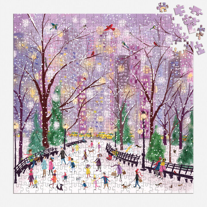 Snowy Night 500 Piece Puzzle - Freshie & Zero Studio Shop