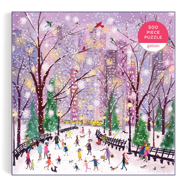 Snowy Night 500 Piece Puzzle - Freshie & Zero Studio Shop