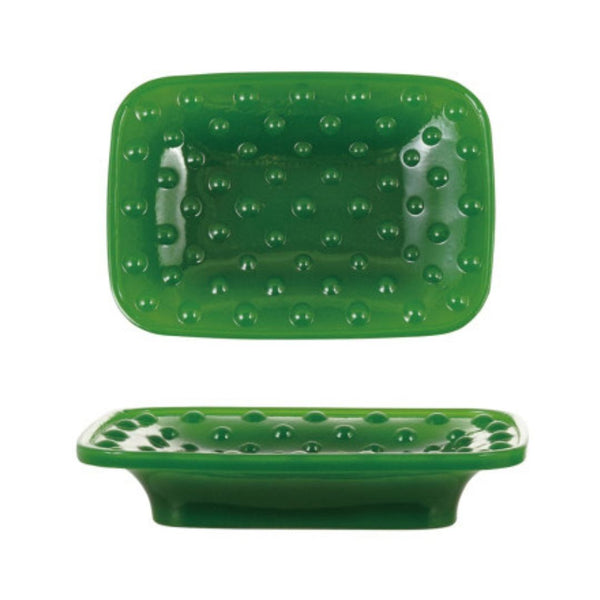 Vintage-inspired glass soap dish by Creative Co-Op for home and kitchen use, featuring a clear, decorative design.