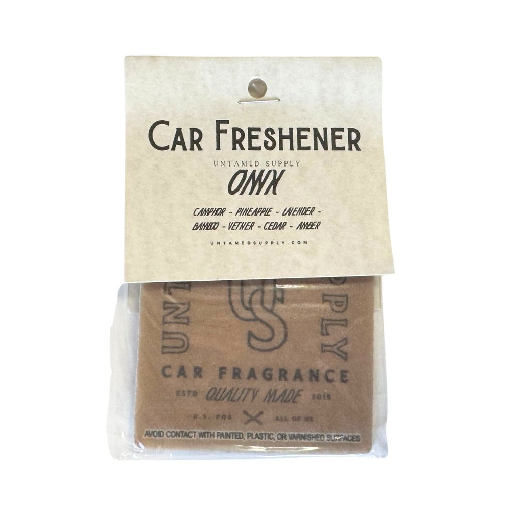 Onyx Car Air Freshener by Untamed Supply - Freshie & Zero Studio Shop
