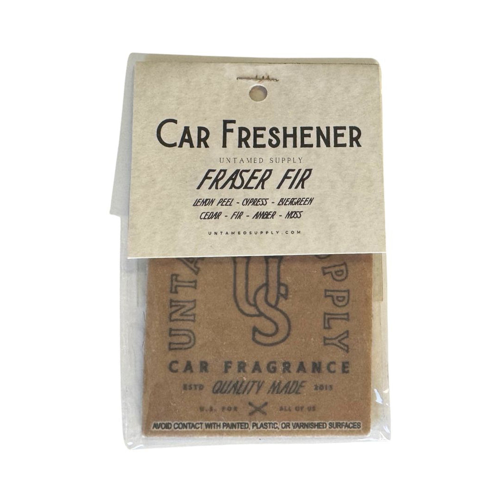 Fraser Fir Car Freshener by Untamed Supply - Freshie & Zero Studio Shop