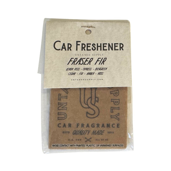 Fraser Fir Car Freshener by Untamed Supply - Freshie & Zero Studio Shop
