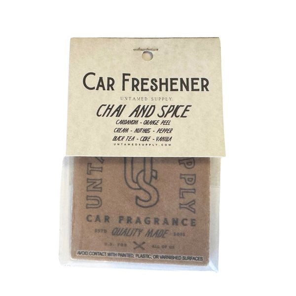 Chai Spice Car Freshener by Untamed Supply - Freshie & Zero Studio Shop