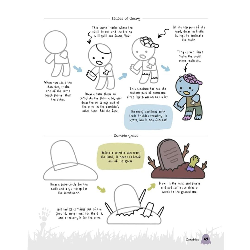 How to Draw Cute Spooky Stuff - Freshie & Zero Studio Shop