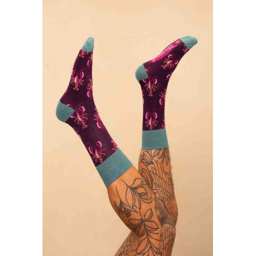 Lobster Men's Socks by Powder UK - Freshie & Zero Studio Shop