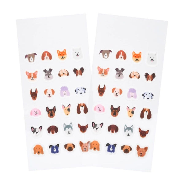 Washi Stickers: L'il Dogs - Freshie & Zero Studio Shop