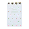 Task Pad Notebook by Shorthand Press: Floral Pink - Freshie & Zero Studio Shop