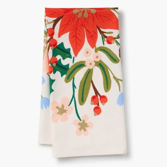 Holiday Bouquet Tea Towel by Rifle Paper Co. - Freshie & Zero Studio Shop