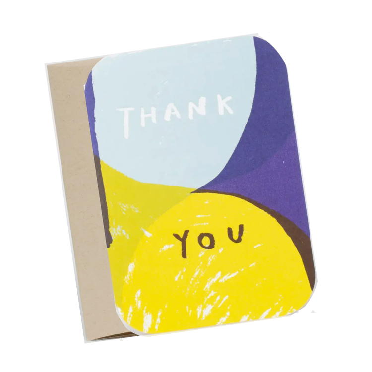 Thank you Card by Egg Press - Freshie & Zero Studio Shop