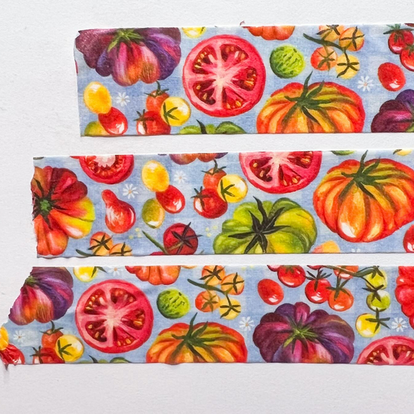 Tomato Washi Tape - Freshie & Zero Studio Shop