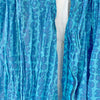 Cotton Scarf: Periwinkle Abstract Lines - Freshie & Zero Studio Shop