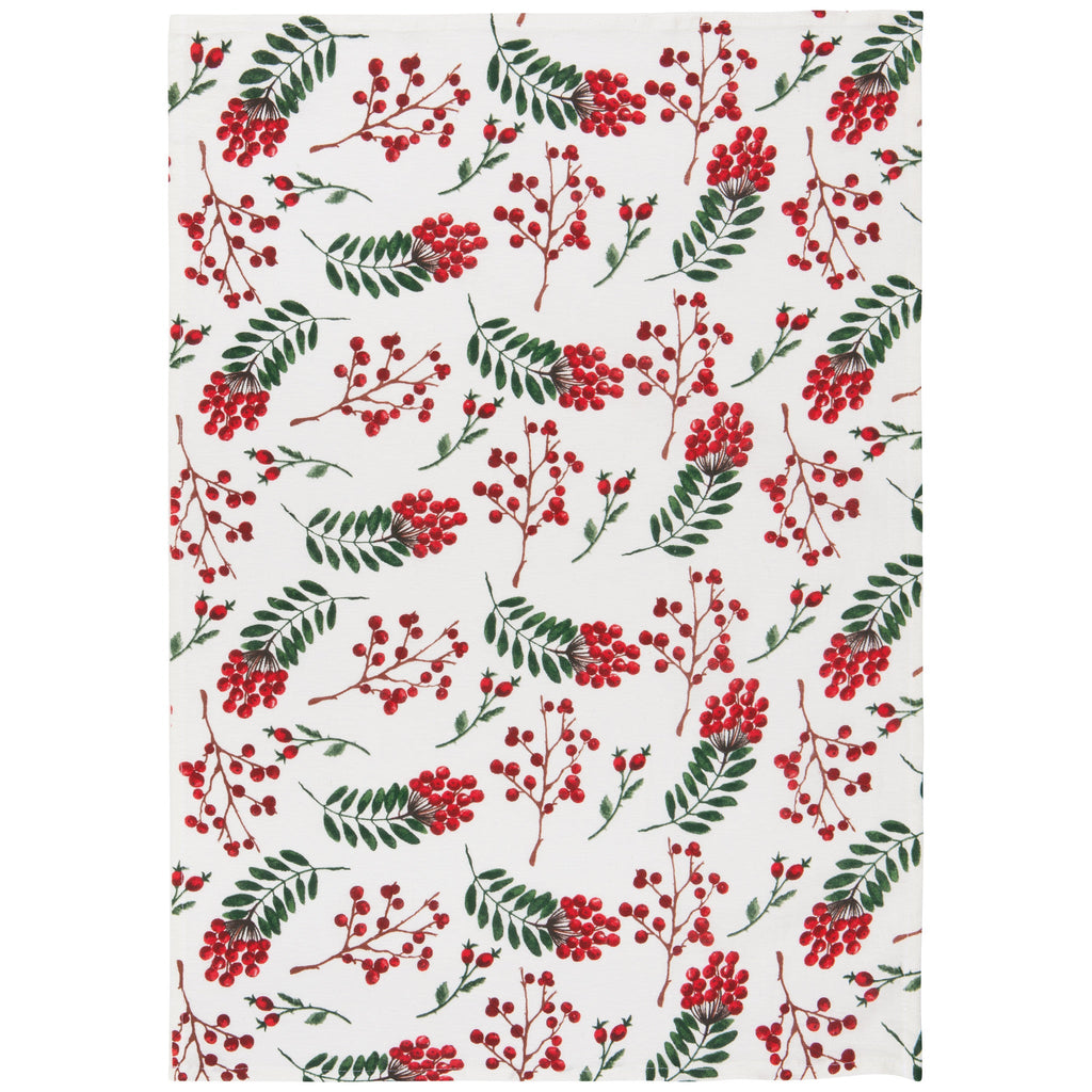 Winterberry Baker's Floursack Dishtowels - Set of 3 - Freshie & Zero Studio Shop