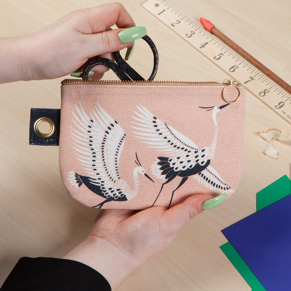Small Zipper Pouch - Flight of Fancy - Freshie & Zero Studio Shop