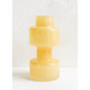Modern Lemon Yellow Glass Vase - Freshie & Zero Studio Shop
