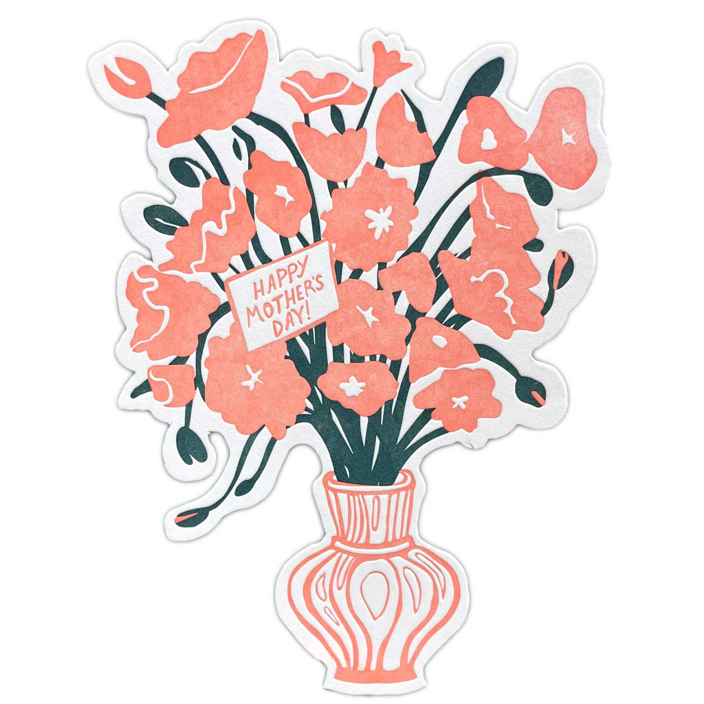 Mother's Day Bouquet Greeting Card - Freshie & Zero Studio Shop