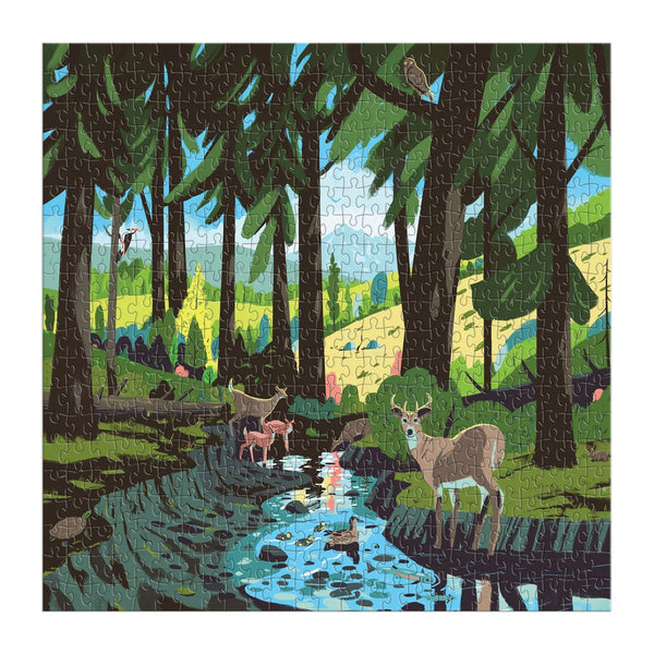 Woodland Pass 500 Piece Jigsaw Puzzle - Freshie & Zero Studio Shop
