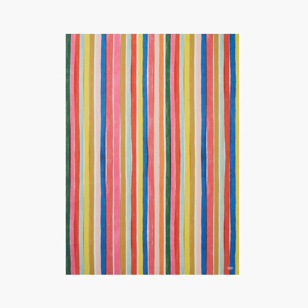 Striped Wrapping Paper - 3 sheet Roll - Freshie & Zero Studio Shop