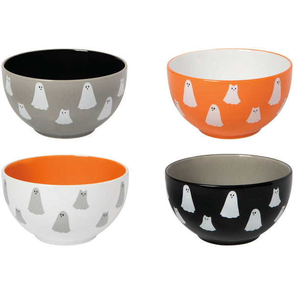 Kindred Spirits Ghost Bowls - Set of 4 - Freshie & Zero Studio Shop