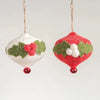 Holly & Bell Felt Finial Ornament - Freshie & Zero Studio Shop