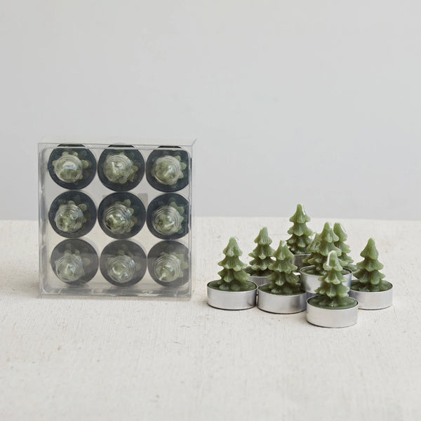 Evergreen Tree Tealight Candles - Freshie & Zero Studio Shop