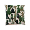 Embroidered Pillow with Trees & French Knots - Freshie & Zero Studio Shop