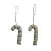 Felted Wool Candy Cane Ornaments - Freshie & Zero Studio Shop