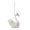 Embroidered Swan Felt Ornament - Freshie & Zero Studio Shop