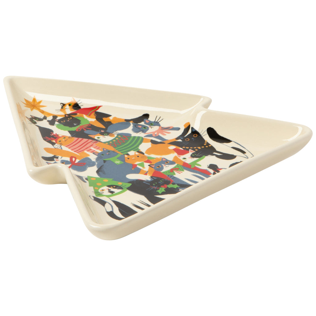 Kitty Carol Christmas Tree Shaped Dish - Freshie & Zero Studio Shop