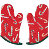 Merry Mints Candy Cane Oven Mitts - Set of 2 - Freshie & Zero Studio Shop
