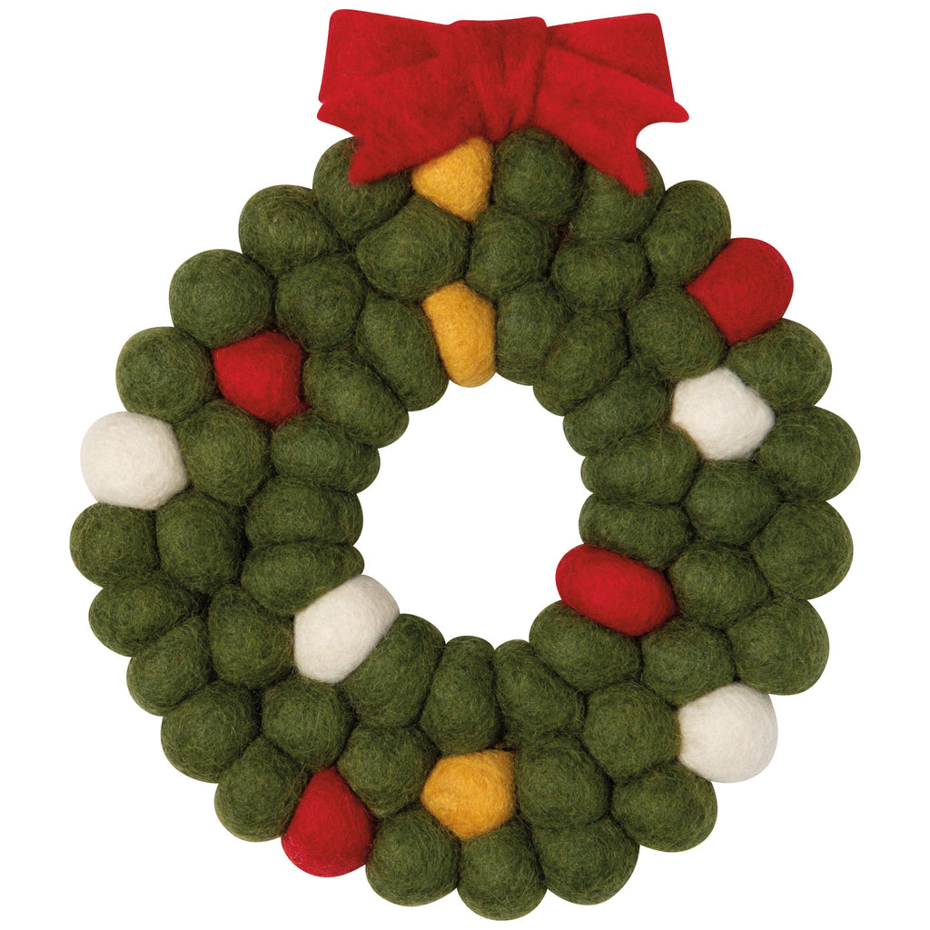 Wreath Dot Felt Trivet by Danica - Freshie & Zero Studio Shop