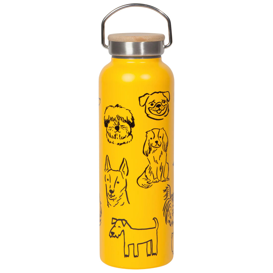 Bumble Bee Yellow (Small): Dog Water Bottle & Travel Bowl – Barker Kitsen