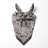 Organic Cotton Nashville Embroidered Bandana ~ Iron - Freshie & Zero Studio Shop