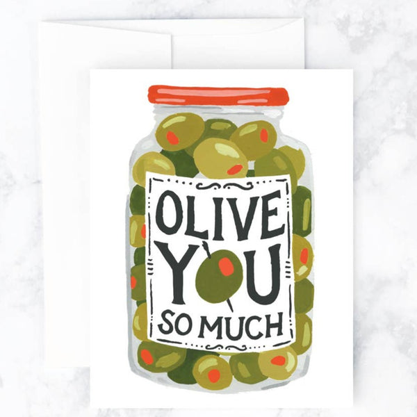 Olive You Card by Idlewild - Freshie & Zero Studio Shop