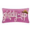 Giddy Up Pink Hook Pillow - Freshie & Zero Studio Shop