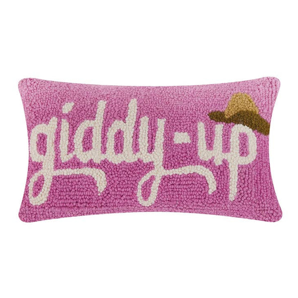 Giddy Up Pink Hook Pillow - Freshie & Zero Studio Shop