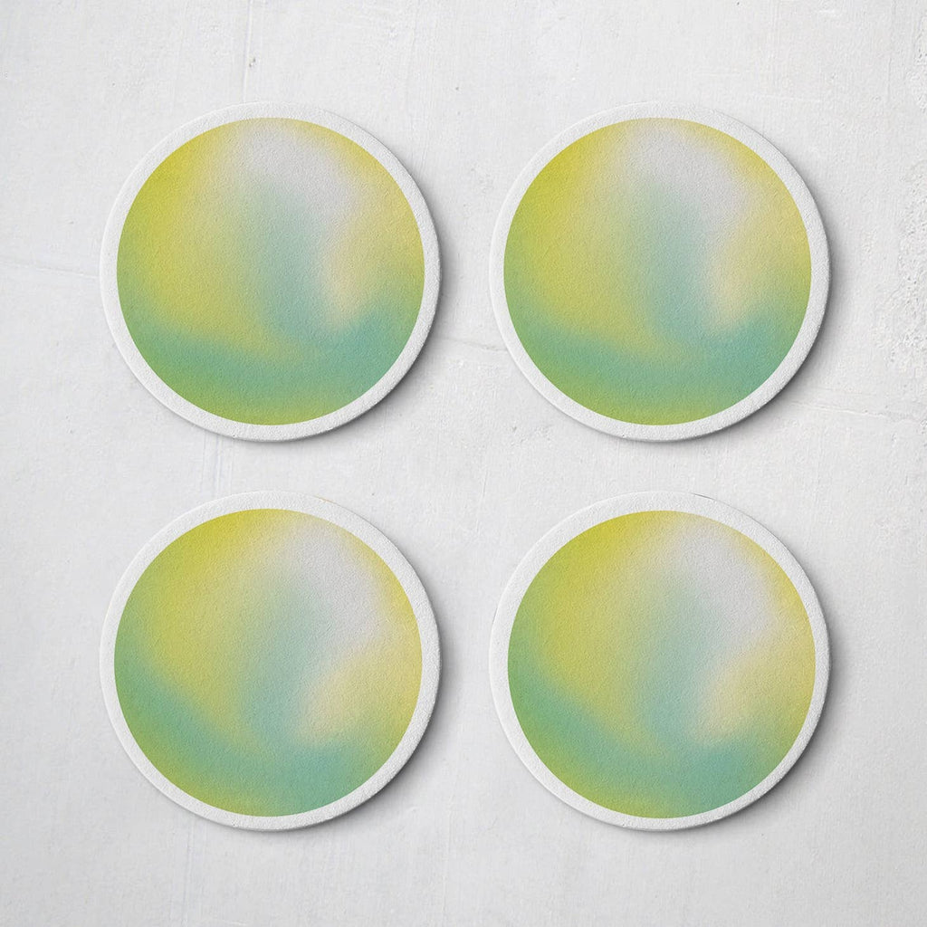 Coaster Set: Lemon/Lime Gradient - Freshie & Zero Studio Shop