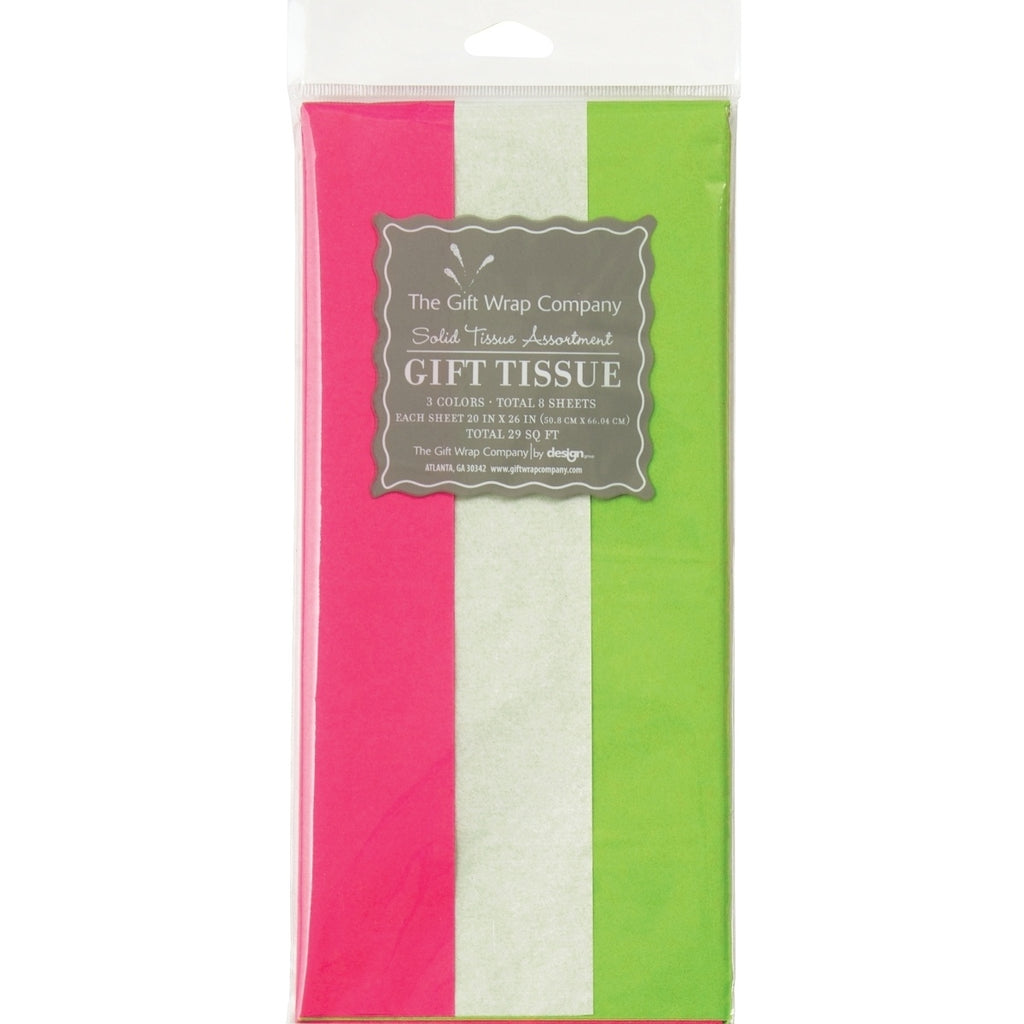 Tissue Paper Assorted Set of 3: Bright