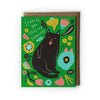 Kitty Sending You Healing Thoughts Get Well Card - Freshie & Zero Studio Shop