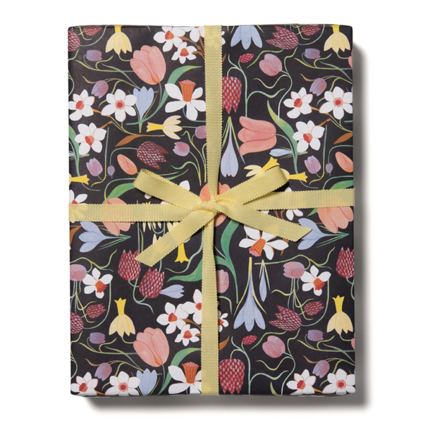 Springtime Bulbs Gift Wrap - 3 Sheet Roll - Freshie & Zero